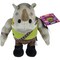 Mattel Teenage Mutant Ninja Turtles: Mutant Mayhem Rocksteady Plush Toy, 8 in Soft Stuffed Animal, Movie-Inspired Character Figure, Ages 3+
